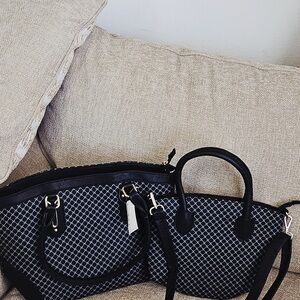 Chic Black and White Tote Bag